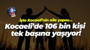 İşte Kocaeli’nin aile yapısı… Kocaeli’de 106 bin kişi tek başına yaşıyor!