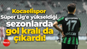Kocaelispor, Süper Lig'e yükseldiği sezonlarda gol kralı da çıkardı!