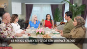 16 Mayıs Yemekteyiz'de Kim Birinci Oldu? TV8 Zuhal Topal'la Yemekteyiz Bu Hafta Ödülü Kim Aldı?