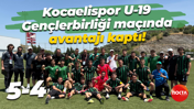 Kocaelispor U-19, Gençlerbirliği maçında avantajı kaptı! “5-4”