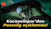 Kocaelispor'dan Passolig açıklaması!