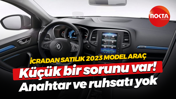 Renault Megane 2023 model araç icradan satılık! Ruhsatı ve anahtarı yok…