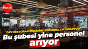 Türkiye’nin dev restoran zincirinin İzmit’teki şubesine personel dayanmıyor!