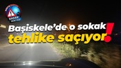 Başiskele’de o sokak tehlike saçıyor!