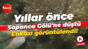 Yıllar önce Sapanca Gölü'ne düştü... Enkazı görüntülendi!