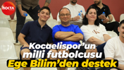 Kocaelispor’un milli futbolcusu Ege Bilim’den destek