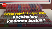 Piyasa değeri 1.9 milyon lira… Kaçakçılara jandarma baskını!