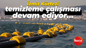 İzmit Körfezi temizleme çalışması devam ediyor… Denizdeki oksijen seviyesi yüzde 40 arttı!