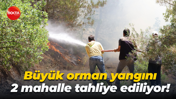 Büyük orman yangını… 2 mahalle tahliye ediliyor!