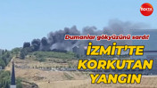 Kocaeli'de korkutan yangın: Dumanlar gökyüzünü sardı!