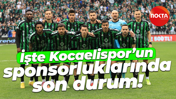 İşte Kocaelispor’un sponsorluklarında son durum!
