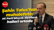 Şahin Talus’tan muhalefete: AK Parti bitecek diyorlardı, halleri ortada