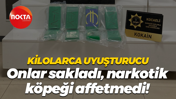 Kilolarca uyuşturucu; Onlar sakladı, narkotik köpeği affetmedi!
