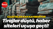 Gazeteler kan kaybediyor… Tirajlar düştü, haber siteleri uçuşa geçti!
