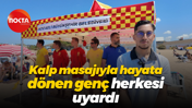 Kalp masajıyla hayata dönen genç, herkesi uyardı