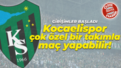 Kocaelispor çok özel bir takımla maç yapabilir! Girişimler başladı!