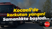 Kocaeli'de korkutan yangın! Samanlıkta başladı...