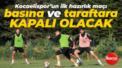 Kocaelispor’un ilk hazırlık maçı basına ve taraftara kapalı olacak