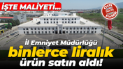 Kocaeli İl Emniyet Müdürlüğü binlerce liralık ürün satın aldı! İşte maliyeti