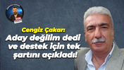 Cengiz Çakar kongre süreci açıklaması: Çalışmam yok, aday da değilim! Destek için tek şartını açıkladı!