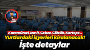 Gençlik ve Spor Bakanlığı yurtlarındaki işyerlerini kiralıyor! Kocaeli’de 7 ilçede uygun işletme var