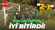 Kocaelispor iyi bitirdi! "2-1"