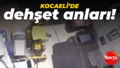 Kocaeli'de panik anları: Kontrolden çıkan kepçe dehşet saçtı!