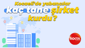 Kocaeli'de yabancılar kaç tane şirket kurdu?