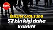 İşsizler ordusuna 52 bin kişi daha katıldı!