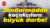 Kocaeli'de jandarmadan kaçakçılara büyük darbe!