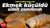 Yeni tarife başladı! Ekmek küçüldü, simit zamlandı