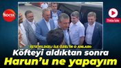 İşte Harun Özgür Yıldızlı ile Özgür Özel’in o anları: Köfteyi aldıktan sonra Harun’u ne yapayım