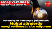 SEDAŞ vatandaşı öyle bir hale getirdi ki vatandaş elektrik için neredeyse yalvaracak!