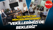 Vali İlhami Aktaş’tan muhtarları mutlu eden ziyaret!