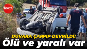 Kocaeli'de yürek burkan kaza: Duvara çarpıp devrildi, ölü ve yaralı var!