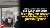 Kocaeli Şehir Hastanesi’nde bir garip görüntü; Her önüne gelen nasıl doğumhaneye girebiliyor?