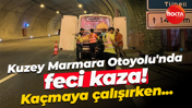 Kuzey Marmara Otoyolu'nda feci kaza! Kaçmaya çalışırken...