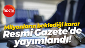 Memur zammı Resmi Gazete'de yayımlandı!