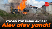 Kocaeli'de korkutan yangın!