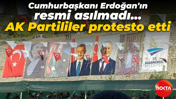 Karamürsel Belediyesi Cumhurbaşkanı Erdoğan’ın resmini asmadı AK Partililer protesto etti