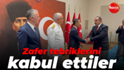 Zafer tebriklerini kabul ettiler