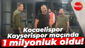 Kocaelispor, Kayserispor maçında 1 milyonluk oldu!