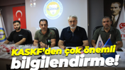 KASKF’den çok önemli bilgilendirme!