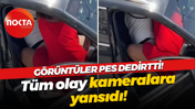 Genç kadın nişanlısını bıçakladı! Kadın ve nişanlısı arasında yaşananlar kameralara yansıdı