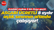 Aradaki makas 5 bin lirayı geçti: Asgari ücretli 8 aydır açlık sınırının altında çalışıyor!