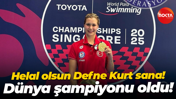 Helal olsun Defne Kurt sana! Dünya şampiyonu oldu!