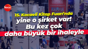 15. Kocaeli Kitap Fuarı’nda yine o şirket var! Bu kez çok daha büyük bir ihaleyle