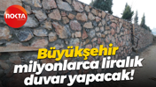 Kocaeli Büyükşehir Belediyesi 44 milyon liralık duvar yapacak!