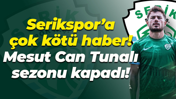 Serikspor’a çok kötü haber! Mesut Can Tunalı sezonu kapadı!