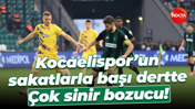 Kocaelispor’un sakatlarla başı dertte… Çok sinir bozucu!